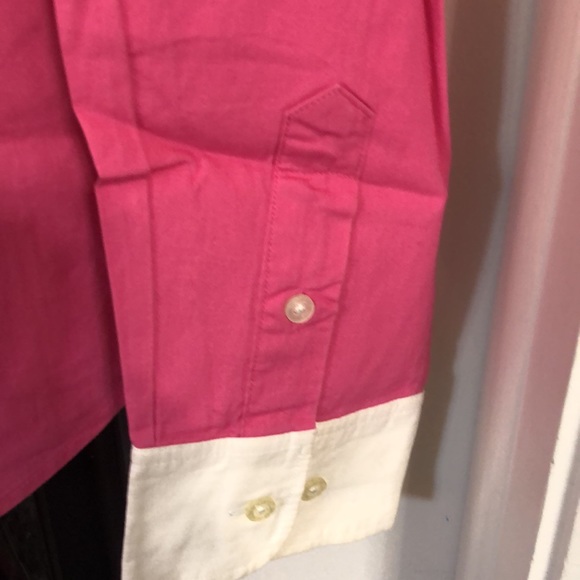 Ralph Lauren, long sleeve shirt , pink, w white collar/white cuffs. Size… - Picture 4 of 6